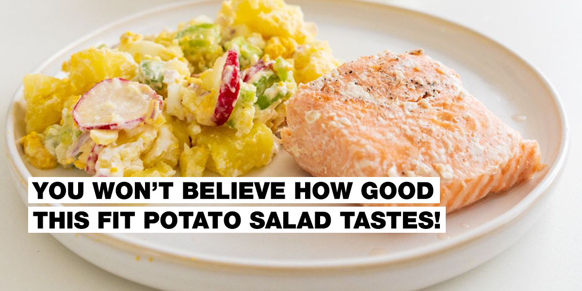 No podrás creer lo deliciosa que es esta ensalada de patatas saludable 