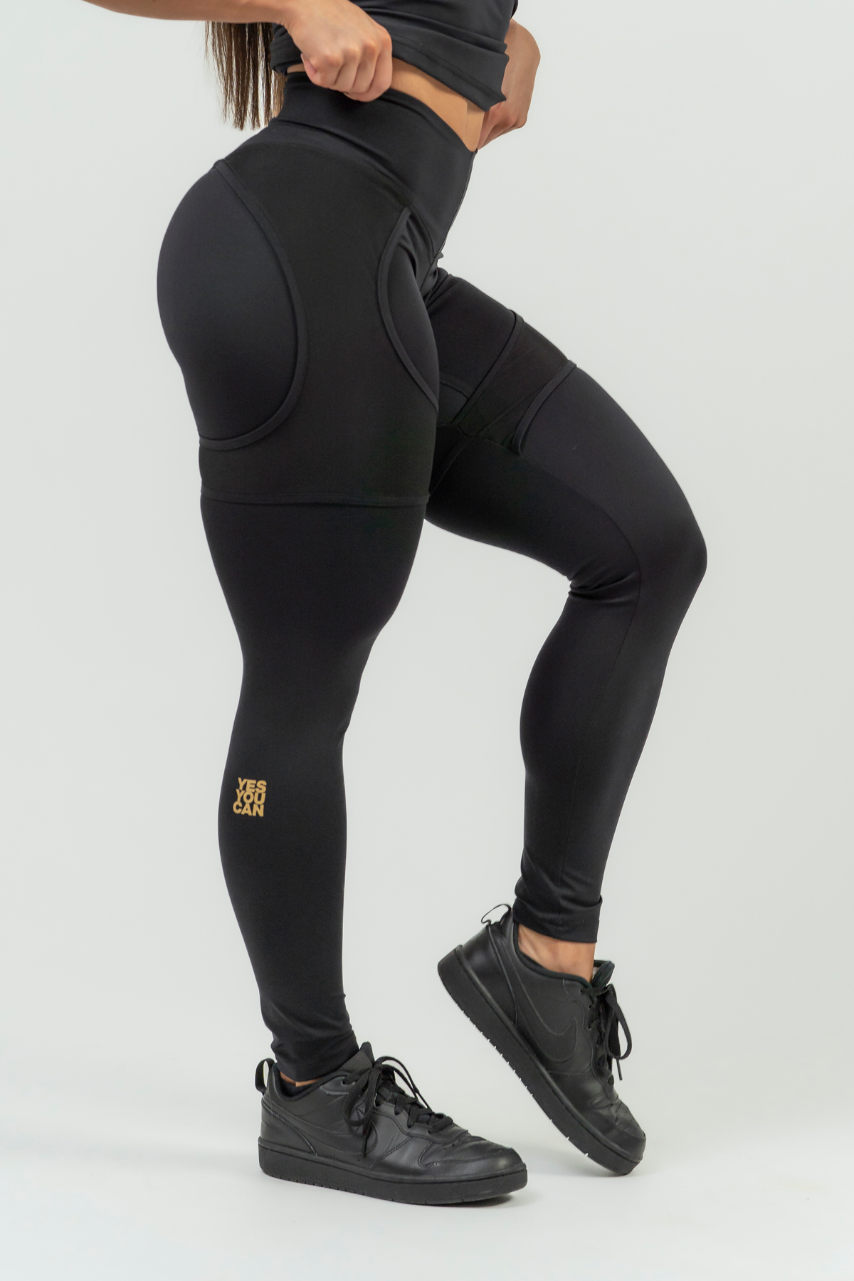 Little Black Thermal Running Tights – Coeur Sports