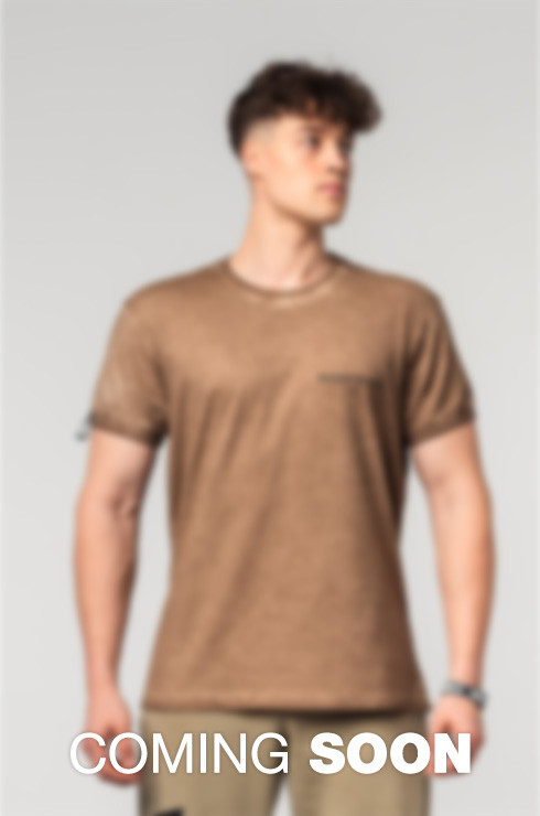 Washed-off Cotton T-shirt MAX OUT 357