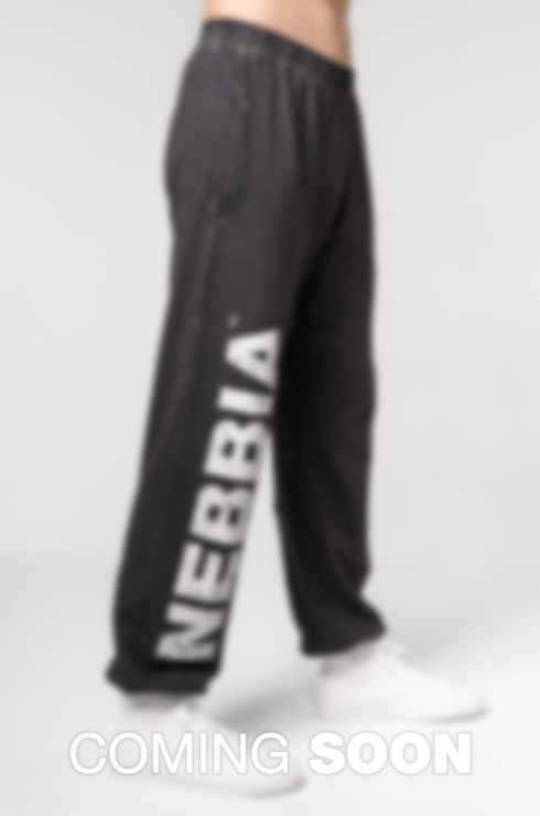 Washed-off Baggy Style Sweatpants mit Taschen GYM BRO 373