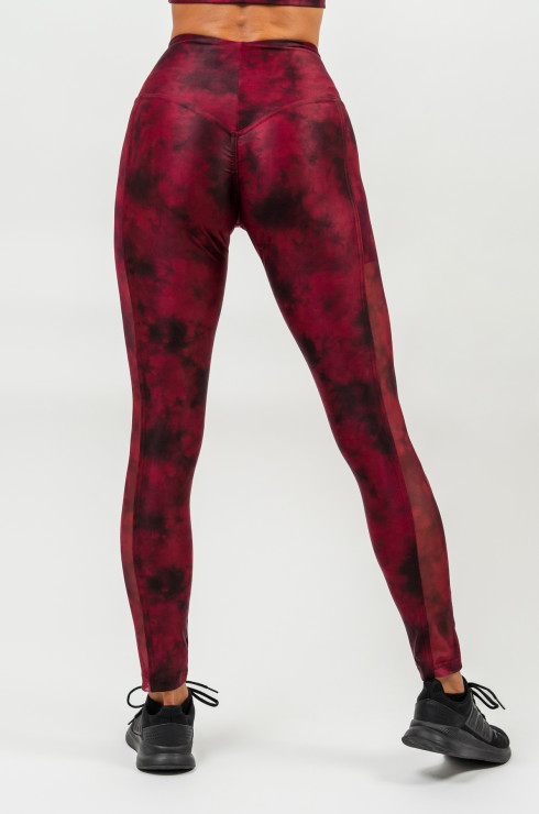 Apana High Waisted Ultra Cozy Leggings with Pockets Cranberry Maroon Women's  S