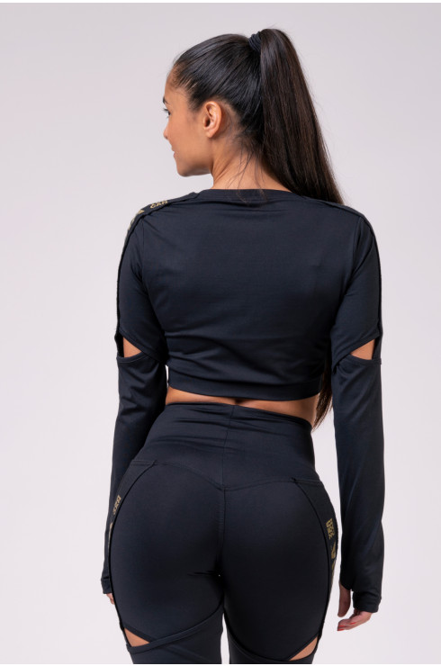 NEBBIA Sporty Smart Pocket High-Waist Leggings 404 Black at  Women's  Clothing store