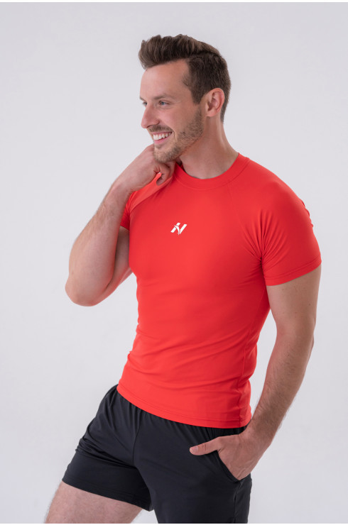 Functional Slim-Fit T-shirt Red