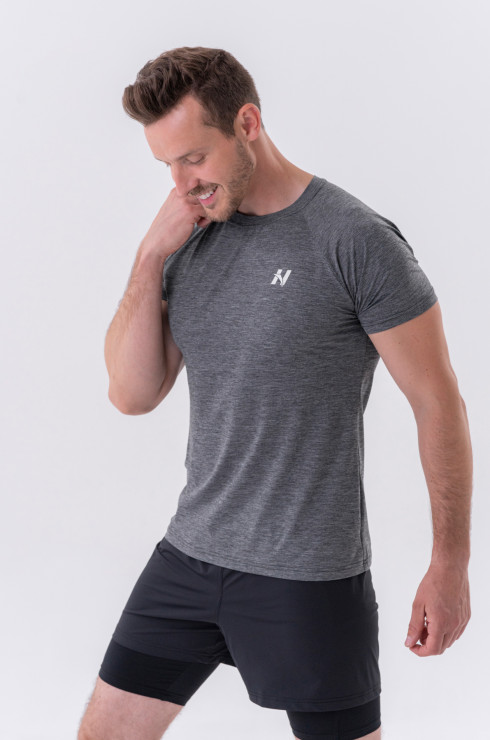 Luftiges Sport-T-Shirt „Grey“