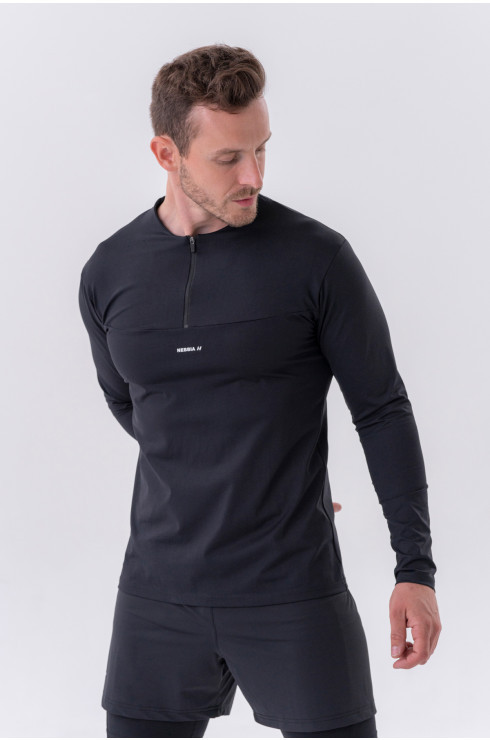 Functional Long-sleeve T-shirt "Layer up" 329 Black