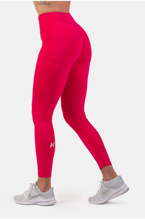 Active Leggins mit hohem Bund und Seitentasche Pink