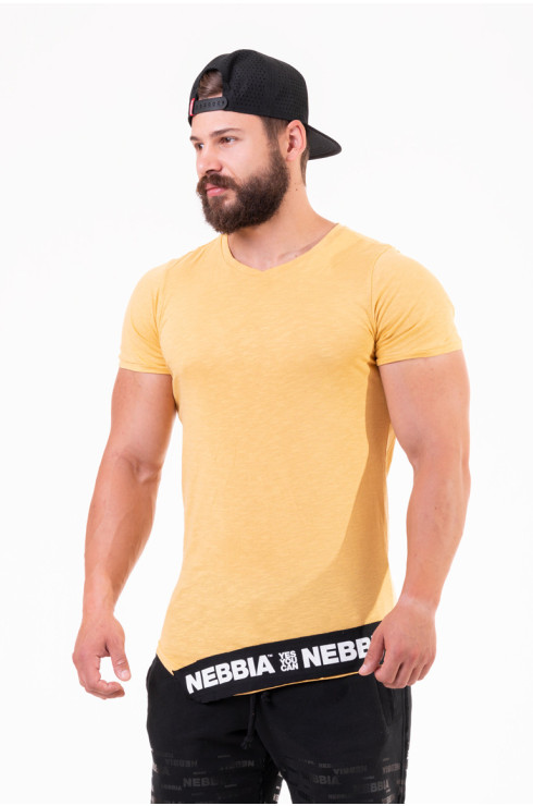 Be rebel! T-shirt 140 mustard