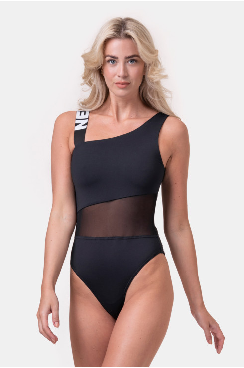 One shoulder sporty swimsuit 559