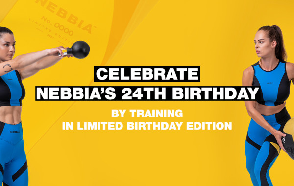 Celebra el cumpleaños número 24 de NEBBIA entrenando con su Edición Limitada de Cumpleaños 