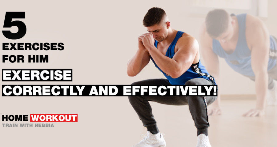 ​5 exercises for him: Exercise correctly and effectively!