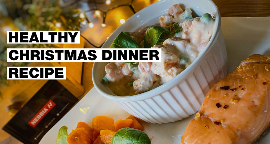 Ein Tipp für ein gesundes Weihnachtsessen? Setze dieses Jahr auf das Rezept für einen leichten Süßkartoffelsalat!