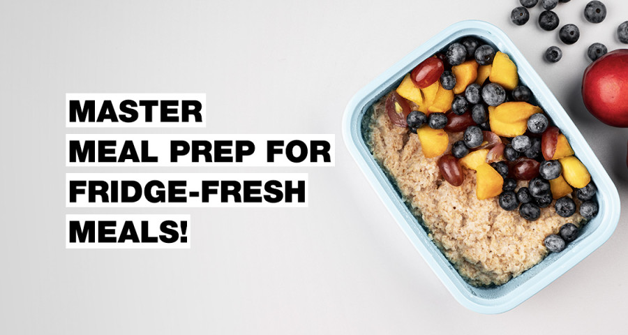 How to meal prep and keep your meals fresh in the fridge!