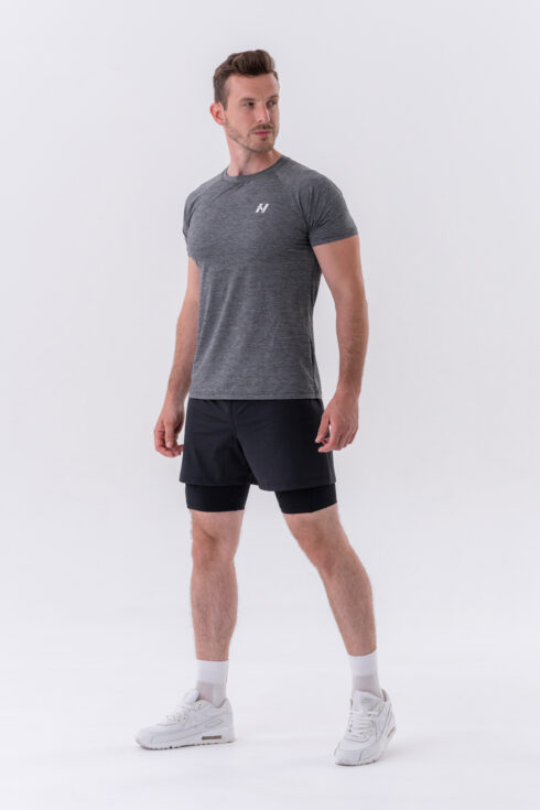 Lightweight Sporty T-shirt “Grey” 325 - Image 4
