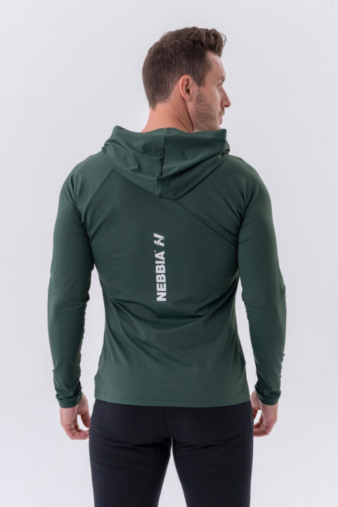 Long-sleeve T-shirt with a hoodie 330 - immagine 2