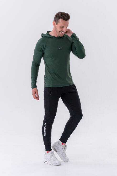 Long-sleeve T-shirt with a hoodie 330 - immagine 4