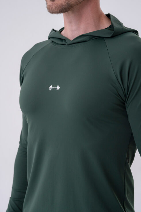 Long-sleeve T-shirt with a hoodie 330 - immagine 7