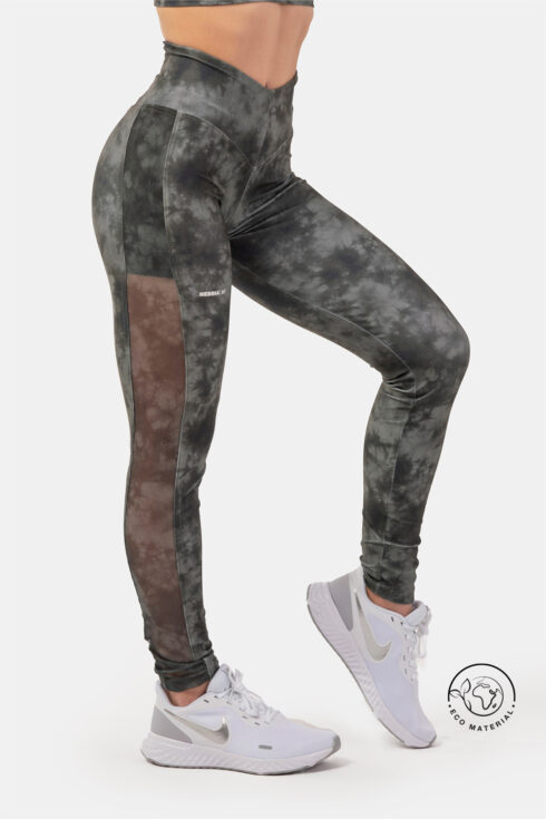ECO Camo Green Mesh Leggings "Breathe" 400