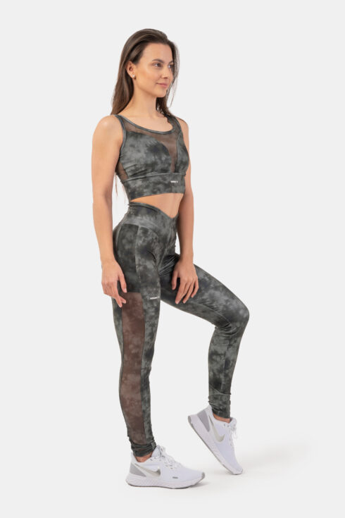 ECO Camo Green Mesh Leggings "Breathe" 400 - Image 5
