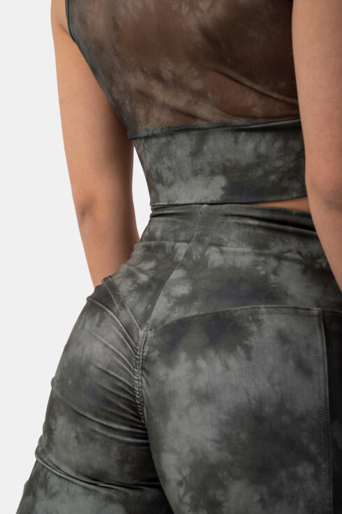 ECO Camo Green Mesh Leggings "Breathe" 400 - Image 6