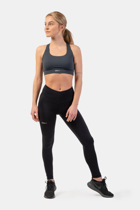 Black Mesh Design Leggings “Breathe” 401 - Image 3