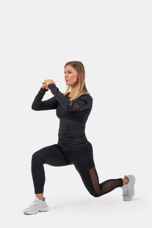 Long Sleeve Smart Pocket Sporty Top 418 - immagine 3
