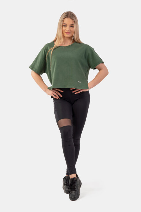 Organic Cotton Loose Fit “The Minimalist” Crop Top 417 - Image 9