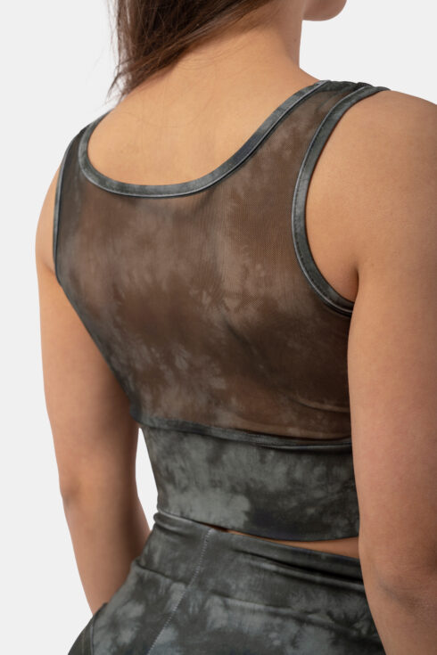 ECO Camo Green Mesh Sports Bra “Breathe” 411 - Image 6