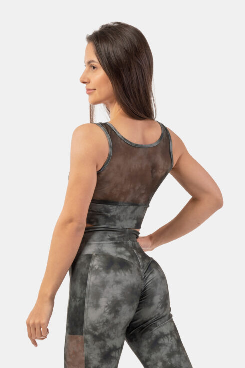 ECO Camo Green Mesh Sports Bra “Breathe” 411 - Image 2