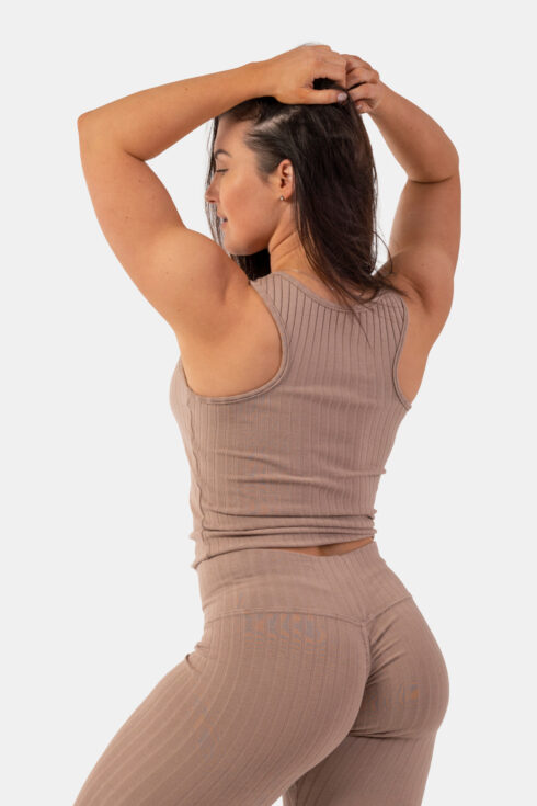 Organic Cotton Ribbed Tank Top 414 - immagine 2