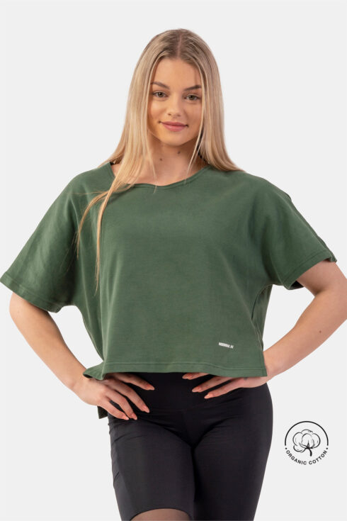 Organic Cotton Loose Fit “The Minimalist” Crop Top 417 - Image 7