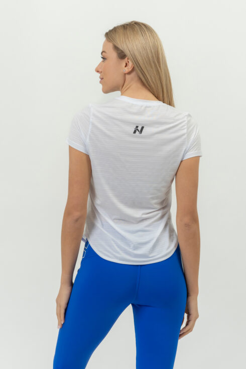 FIT Activewear T-Shirt “Airy” with Reflective Logo 438 - immagine 4