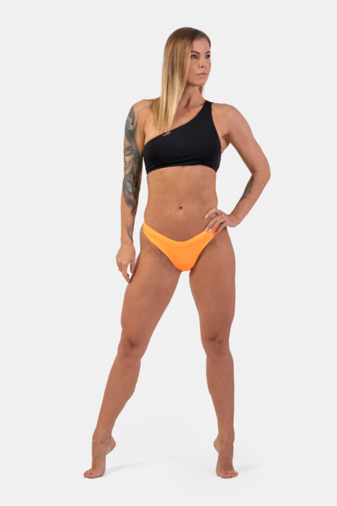 High Cut V-Shape Bikini Bottom (Orange Neon) 455 - Image 8