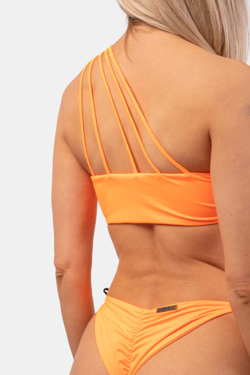 One Shoulder Bandeau Bikini Top (Orange Neon) 449 - immagine 6