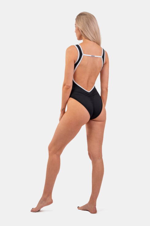One-piece Swimsuit Black French Style 460 - Image 4