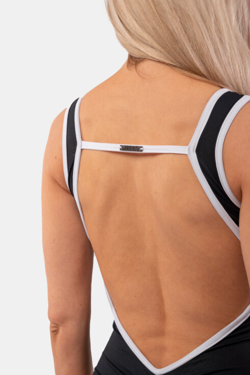 One-piece Swimsuit Black French Style 460 - Image 6