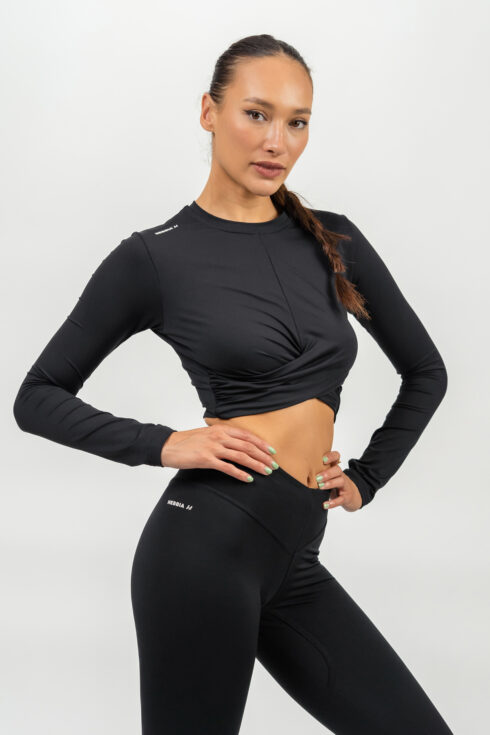 Cropped Long Sleeve Top ELEVATED 468 - Image 3