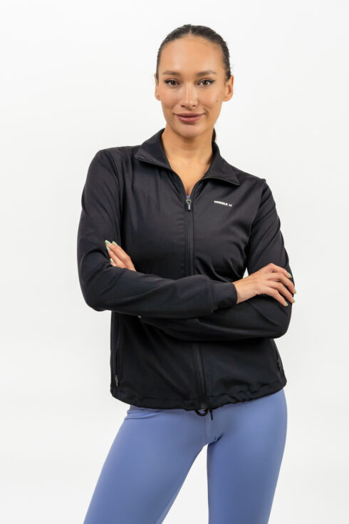 Shiny Zip Up Workout Jacket SLEEK 481