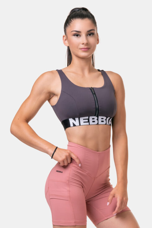 Smart Zip Front Sports Bra 578