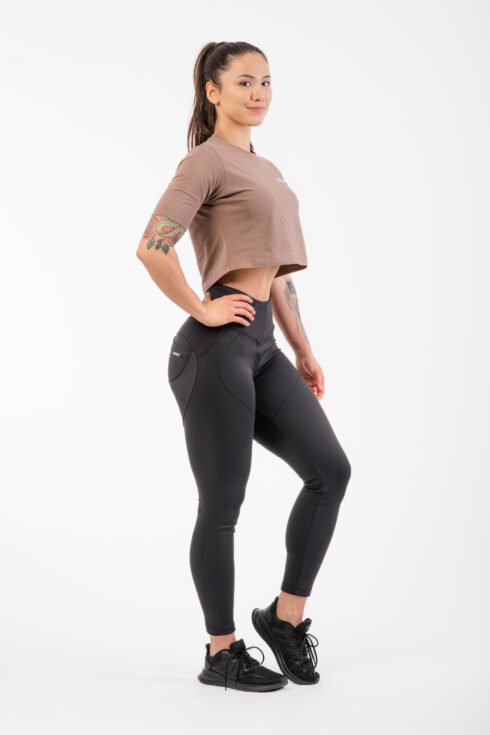 High Waist & Lifting Effect Bubble Butt Pants 587 - Image 5