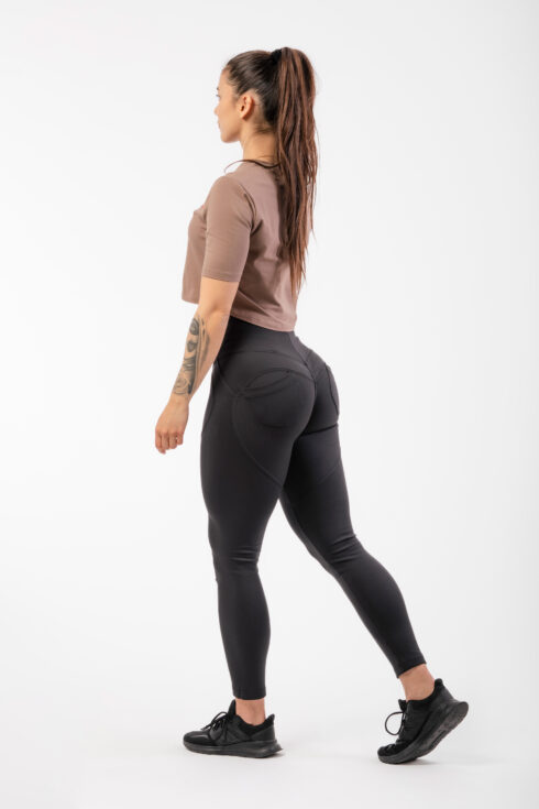 High Waist & Lifting Effect Bubble Butt Pants 587 - Image 4