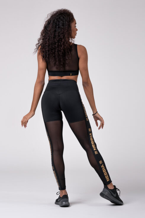 Gold Mesh leggings 829 - Image 5