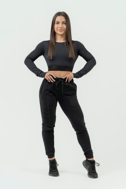 NEBBIA Women's High-Waist Joggers INTENSE Signature 846 - Image 3