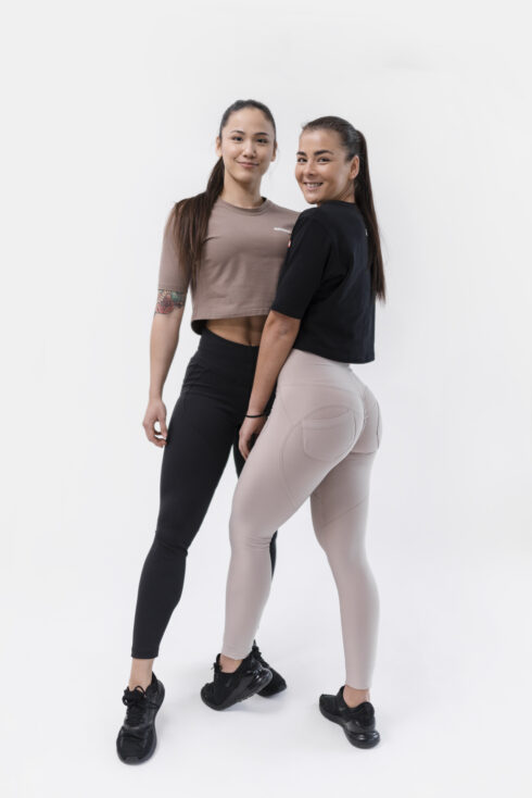 High Waist & Lifting Effect Bubble Butt Pants 587 - Image 5