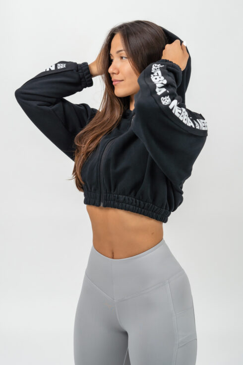 Cropped Zip-Up Hoodie ICONIC 254