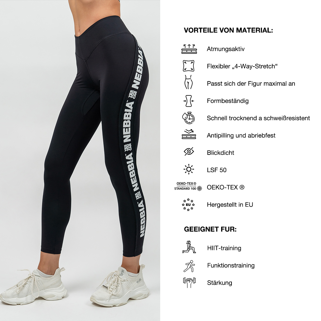 leggins-mit-hohem-bund-iconic-209-green