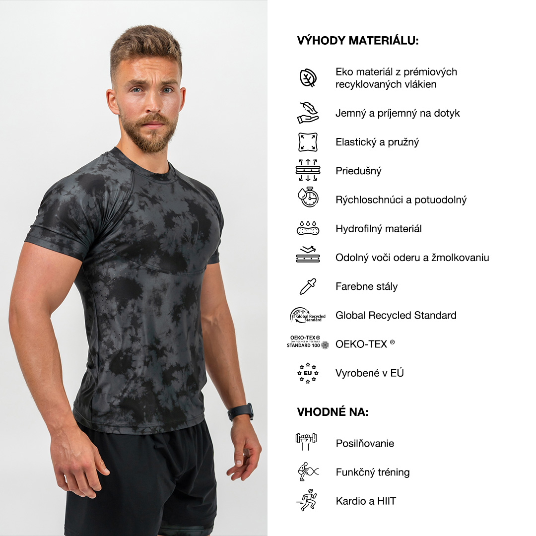 kompresne-camouflage-tricko-function-340-black