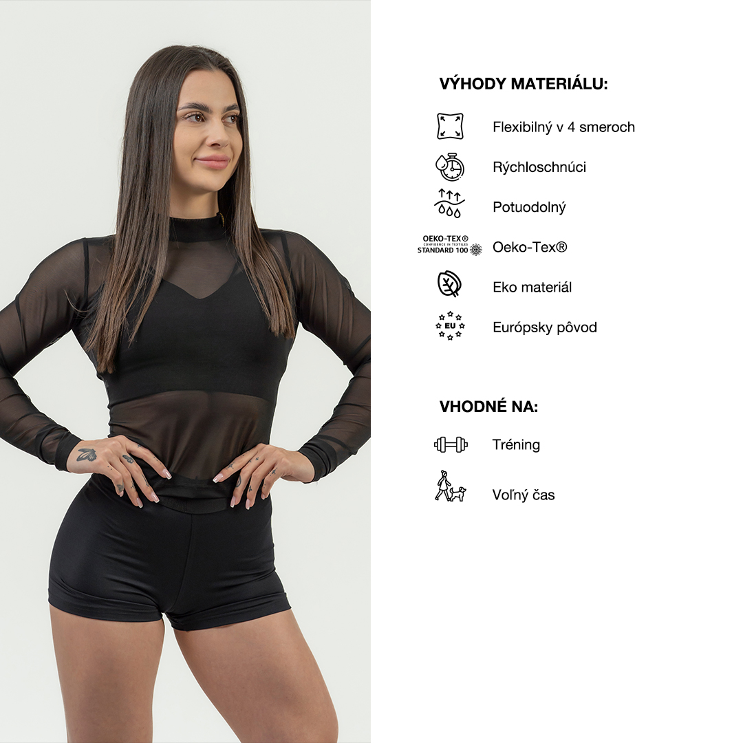 damsky-top-s-dlhym-rukavom-nebbia-intense-sheer-847-gold-black-gold