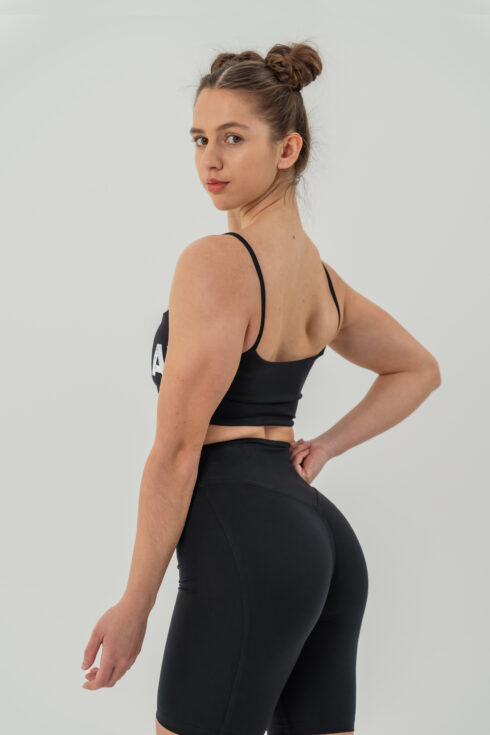 High waisted leggings shorts 9″ SNATCHED 614 - Image 2