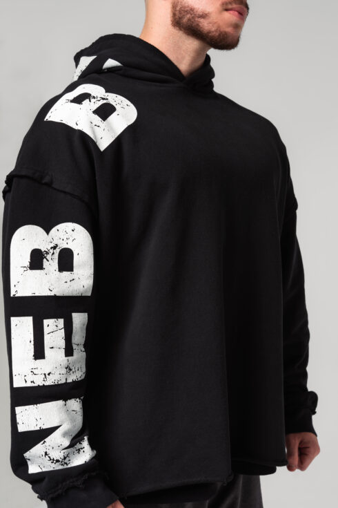 Oversized Pullover Hoodie NO BS 363 - Image 4