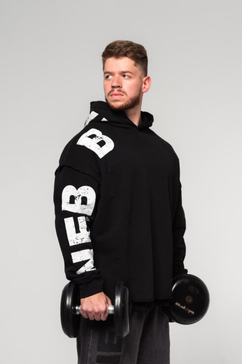 Oversized Pullover Hoodie NO BS 363 - Image 7